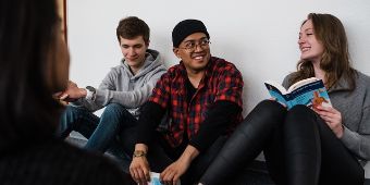 Pause im BZG Pflegefachmann- und Pflegefachfrau-Auszubildende